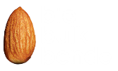 Biobulkbende's logo met een amandel.